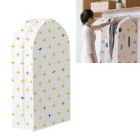 Large 3d Hanger Pocket Wardrobe with Dust Cover - Flowers thumbnail