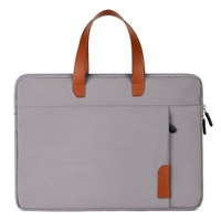 Lightweight Portable Laptop Liner Bag - Fits 14 / 14.6 Inch - Gray thumbnail
