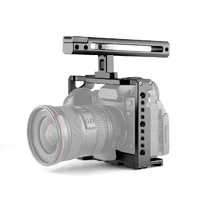 Panasonic Lumix Dc-S1H / Dc-S1 / Dc-S1R Camera Cage Stabilizer With Handle - Black thumbnail