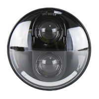 5.75 Inch Dc12V 6000K - 6500K 40W Car Led Headlight For Harley Black thumbnail