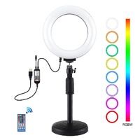 6.2 Rgbw Led Ring Light with Remote and Tripod thumbnail
