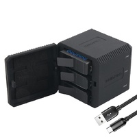 Triple Usb Charger Box for Gopro Hero6 / 5 with Led Indicator and Cable thumbnail