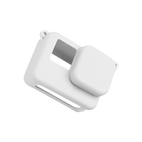 Silicone Protective Case with Lens Cap for Insta360 Ace - Black thumbnail
