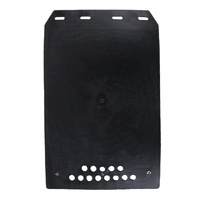 Premium Heavy Duty Molded Splash Front And Rear Mud Flaps Fender Guard Medium Size Random Pattern Delivery - Black thumbnail