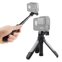Mini Tripod for Gopro Insta360 Dji Action Cameras - Black thumbnail