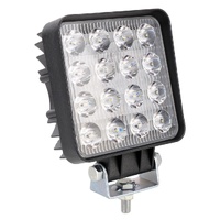 48W 4000Lm 16 Led White Light Condenser Engineering Lamp / Waterproof Ip67 Suvs Light Dc 10 - 30V Black thumbnail