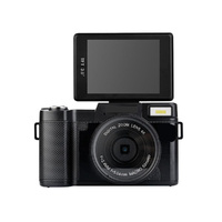 3.0 Flip Screen Vlog Camera with 4x Zoom - Black thumbnail