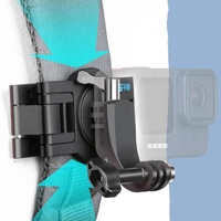 360 Degree Rotating Quick Release Backpack Strap Mount for Gopro Hero 12 thumbnail
