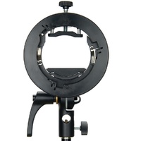 Universal S-Type Flash Bracket For Bowens Mount - Black thumbnail