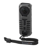 Graphene Protective Case for Insta360 X4 with Hand Strap - Black thumbnail
