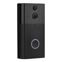 Smart Wifi Video Doorbell With Night Vision & Motion Detection - Black thumbnail
