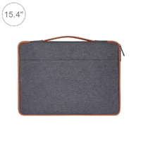 Stylish Laptop Handbag For Macbook & More - Polyester & Nylon - Black thumbnail
