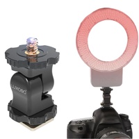 Universal Hot Shoe Damping Ball-Head Camera Bracket - Black thumbnail