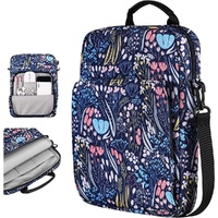13 Inch Vertical Laptop Bag - Handheld Shoulder Crossbody - Black thumbnail