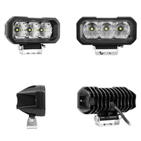 40W 9V - 30V 5 Inch Waterproof 3 - Eye Headlight - Floodlight White Light thumbnail