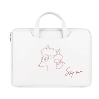 13.3 Inch Lightweight Printed Laptop Bag in Pu Material - Sheep Head thumbnail