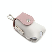 Compact Leather Golf Bag for Protection on the Go - Pink thumbnail