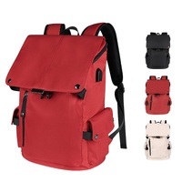 Universal Laptop Backpack With Usb Port - 13-15.6 Inch Capacity - Apricot thumbnail