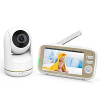 5-Inch Hd Baby Monitor With Built-In Ptz Rotation For Enhanced Security thumbnail