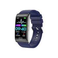 Smart Watch With Heart Rate And Blood Pressure Monitoring - Colour Screen - Red thumbnail