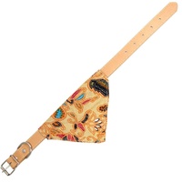 Cotton Pet Bib Cat Headband Dog Saliva Towel - Size S - Red thumbnail