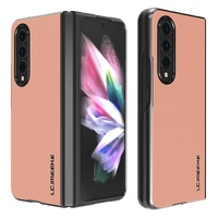 Leather Shockproof Case for Samsung Galaxy z Fold 4 / 5g - Red thumbnail