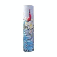 185 x 40 Cm Elastic Cloth Cabinet Air Conditioner Dust Cover - Butterflies Flowers thumbnail