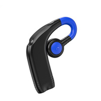 Bluetooth V5.2 Single Earhook Business Headset - M99 - Black + Blue thumbnail