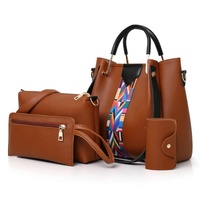 Versatile 4-in-1 Messenger Bag for Women - Fashionable & Spacious - Black thumbnail