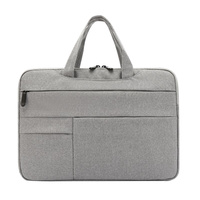 15.6 Inch Waterproof Laptop Handbag in Oxford Cloth - Navy Blue thumbnail