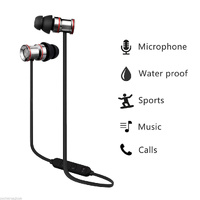 Waterproof Magnetic Sport Earbuds with Mic - Wireless Bluetooth V4.1 - Ip7G9654D thumbnail