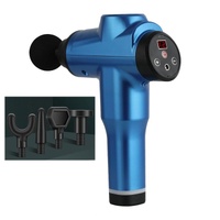 Portable Fascia Massage Gun For Muscle Relaxation - 12 Gears Blue thumbnail