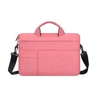 13.3 Inch Portable Laptop Shoulder Bag - Oxford Cloth & Nylon - Black thumbnail