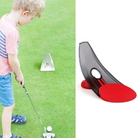 2-pack Indoor / Outdoor Golf Putting Trainer - Orange thumbnail