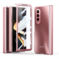 Foldable Electroplated 5g Case for Samsung Galaxy z Fold 4 - Black thumbnail