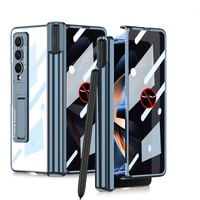 Foldable Magnetic Privacy Case with Pen Holder - Fits 4th Generation Ipad - Black thumbnail