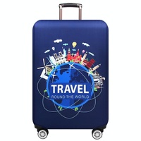 Protective Luggage Cover - Durable Elastic Anti-dust - Small Size - Colourful Handprints thumbnail