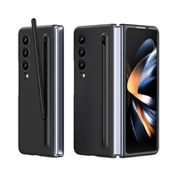 Enhanced Shockproof Phone Case for Samsung Galaxy z Fold 4 - Pen Design - Pink thumbnail
