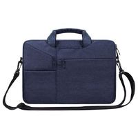 13.3 Inch Laptop Handbag With Hidden Strap And Suitcase Belt - Waterproof And Tear-Resistant - Pink thumbnail