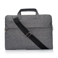 11.6 Inch Laptop Bag - Portable one Shoulder Zipper for Macbook Samsung Sony Dell Alienware Chuwi Asus Hp - Grey thumbnail