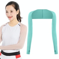 Sun Protection Golf Shawl Sleeves for Outdoor Sports and Cycling - Light Purple thumbnail