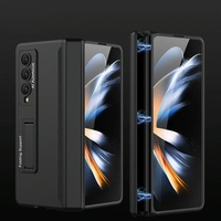 Foldable Magnetic Hinged Case for Samsung Galaxy z Fold 4 - Champagne Gold thumbnail