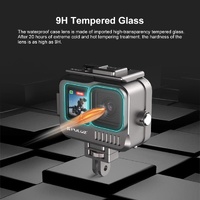 Waterproof Aluminum Case For Gopro Hero 9 / 10 / 11 / 12 - Grey thumbnail