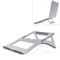 Portable Aluminum Laptop Stand - Simple & Stylish - Grey thumbnail