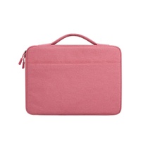 Waterproof Oxford Laptop Handbag With Trolley Strap - Grey thumbnail