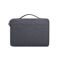 Waterproof Oxford Cloth Laptop Handbag With Trolley Strap - Grey thumbnail