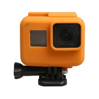 Silicone Border Frame Mount for Gopro Hero5 - Protective Cover - Blue thumbnail