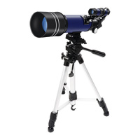 High Definition High Times Astronomical Telescope with Tripod - Blue 16x / 66x70 thumbnail