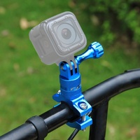 Universal Bike Handlebar Mount for Action Cameras - 360 Degree Rotation - Pu223R thumbnail