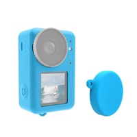 Protective Silicone Case with Lens Cap - Red thumbnail